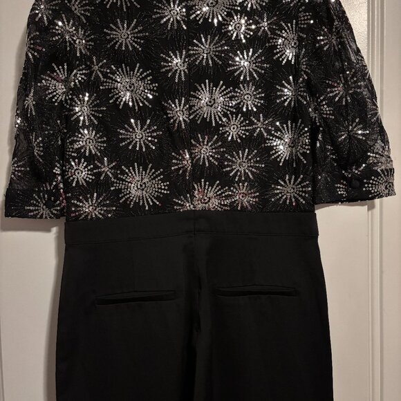 Adelyn Rae x Nuuly Sequined V-Neck Jumpsuit NWT - Picture 6 of 6